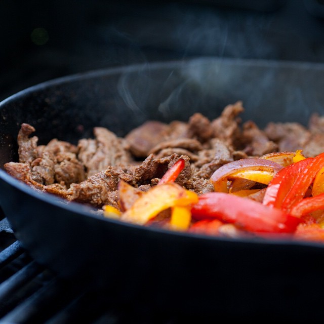 Who's a fan of the cast iron pan? I love mine! It's my go-to pan for cornbread, stir-fries and fajitas! How do you use your cast iron skillet?