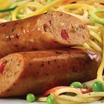 Tomato Basil Mozzarella Chicken Sausage